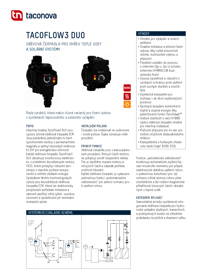 TacoFlow3 DUO  |  Datový list