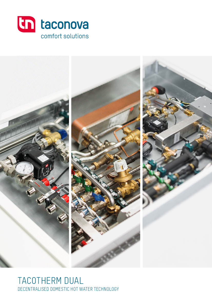 Brochure "TacoTherm Dual | Decentralised domestic hot water technology"