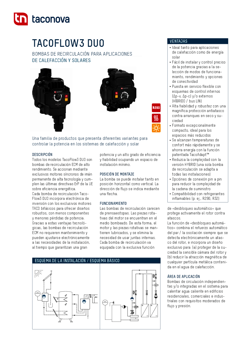 TacoFlow3 DUO  |  Ficha de datos